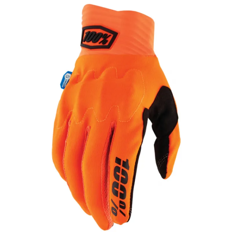Preț mic Manusi motocross 100% COGNITO D30 FLUO ORANGE - Mărime: XXL
